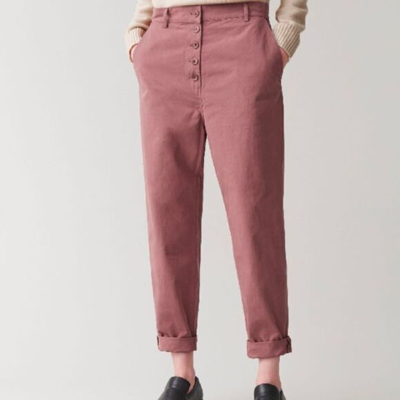 COS/Cotton Chinos Sz 2 - Picture 1 of 6